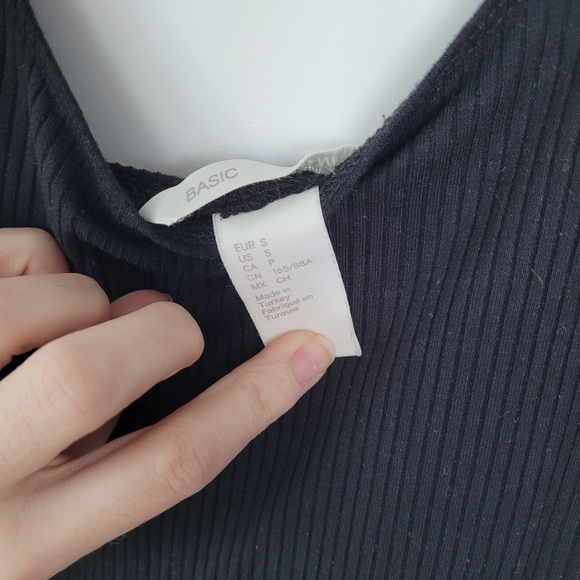 Rib knit midi dress, size small - Picture 2 of 6